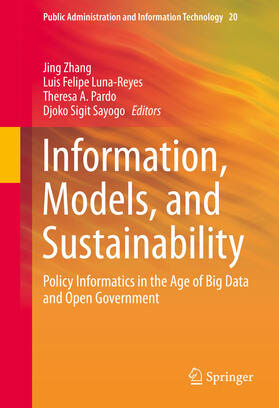 Zhang / Luna-Reyes / Pardo | Information, Models, and Sustainability | E-Book | sack.de