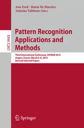 Fred / De Marsico / Tabbone |  Pattern Recognition Applications and Methods | Buch |  Sack Fachmedien