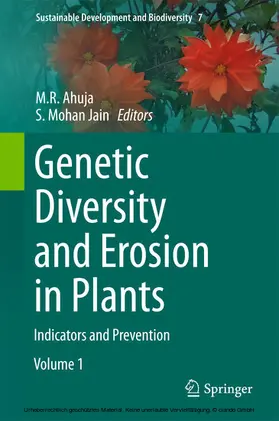 Ahuja / Jain | Genetic Diversity and Erosion in Plants | E-Book | sack.de