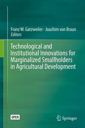 von Braun / Gatzweiler | Technological and Institutional Innovations for Marginalized Smallholders in Agricultural Development | Buch | 978-3-319-25716-7 | sack.de
