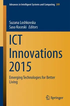 Koceski / Loshkovska |  ICT Innovations 2015 | Buch |  Sack Fachmedien