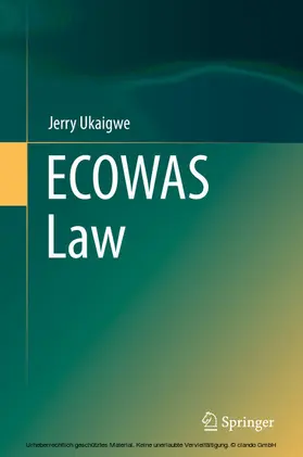 Ukaigwe |  ECOWAS Law | eBook | Sack Fachmedien