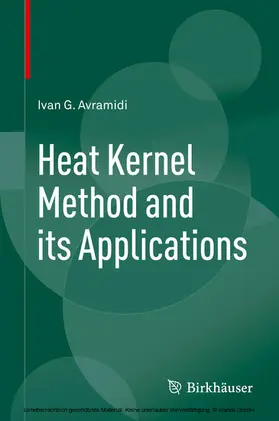 Avramidi | Heat Kernel Method and its Applications | E-Book | sack.de