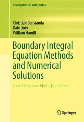 Constanda / Hamill / Doty |  Boundary Integral Equation Methods and Numerical Solutions | Buch |  Sack Fachmedien