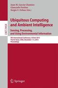 García-Chamizo / Ochoa / Fortino |  Ubiquitous Computing and Ambient Intelligence. Sensing, Processing, and Using Environmental Information | Buch |  Sack Fachmedien