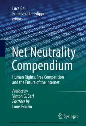 Belli / De Filippi |  Net Neutrality Compendium | eBook | Sack Fachmedien