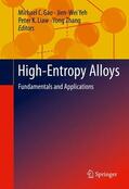 Gao / Zhang / Yeh |  High-Entropy Alloys | Buch |  Sack Fachmedien