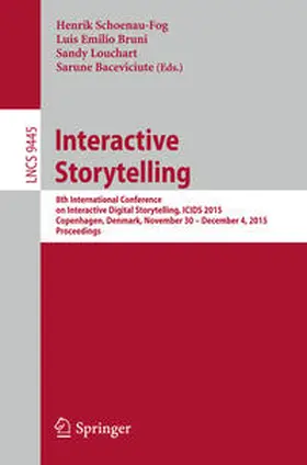 Schoenau-Fog / Bruni / Louchart | Interactive Storytelling | E-Book | sack.de