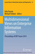 Piazolo / Felderer |  Multidimensional Views on Enterprise Information Systems | eBook | Sack Fachmedien