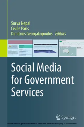 Nepal / Paris / Georgakopoulos |  Social Media for Government Services | eBook | Sack Fachmedien