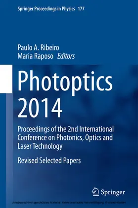 Ribeiro / Raposo |  Photoptics 2014 | eBook | Sack Fachmedien