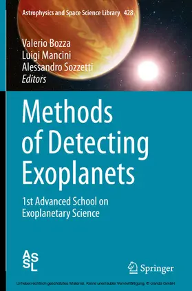 Bozza / Mancini / Sozzetti | Methods of Detecting Exoplanets | E-Book | sack.de