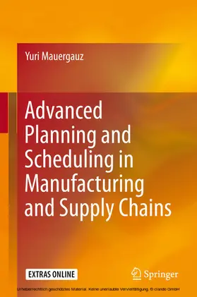 Mauergauz | Advanced Planning and Scheduling in Manufacturing and Supply Chains | E-Book | www.sack.de