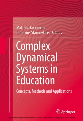 Koopmans / Stamovlasis | Complex Dynamical Systems in Education | E-Book | www.sack.de