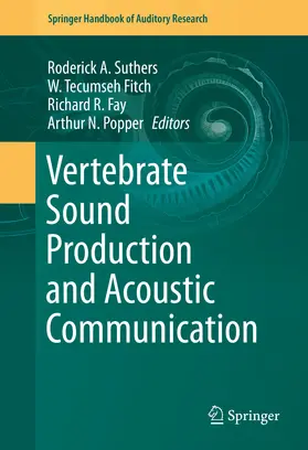 Suthers / Fitch / Fay |  Vertebrate Sound Production and Acoustic Communication | eBook | Sack Fachmedien