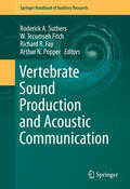 Suthers / Fitch / Fay |  Vertebrate Sound Production and Acoustic Communication | eBook | Sack Fachmedien