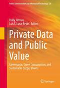 Luna-Reyes / Jarman |  Private Data and Public Value | Buch |  Sack Fachmedien