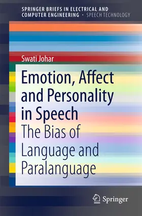 Johar |  Emotion, Affect and Personality in Speech | eBook | Sack Fachmedien