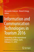 Inversini / Schegg |  Information and Communication Technologies in Tourism 2016 | eBook | Sack Fachmedien