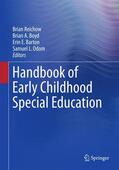 Reichow / Odom / Boyd |  Handbook of Early Childhood Special Education | Buch |  Sack Fachmedien