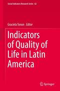 Tonon |  Indicators of Quality of Life in Latin America | Buch |  Sack Fachmedien