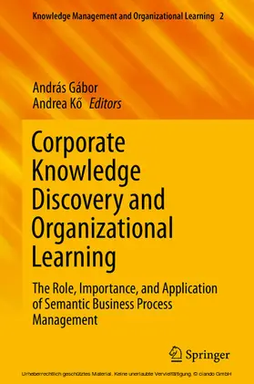 Gábor / Ko / Ko |  Corporate Knowledge Discovery and Organizational Learning | eBook | Sack Fachmedien