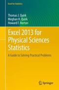 Quirk / Horton |  Excel 2013 for Physical Sciences Statistics | Buch |  Sack Fachmedien