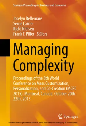 Bellemare / Carrier / Nielsen |  Managing Complexity | eBook | Sack Fachmedien