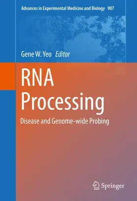 Yeo |  RNA Processing | Buch |  Sack Fachmedien