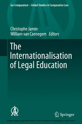 Jamin / van Caenegem | The Internationalisation of Legal Education | E-Book | sack.de