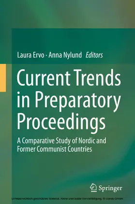Ervo / Nylund | Current Trends in Preparatory Proceedings | E-Book | www.sack.de