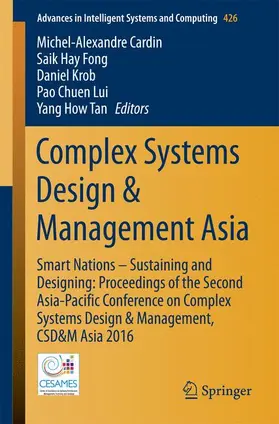 Cardin / Fong / Tan |  Complex Systems Design & Management Asia | Buch |  Sack Fachmedien