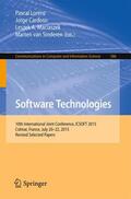 Lorenz / van Sinderen / Cardoso |  Software Technologies | Buch |  Sack Fachmedien