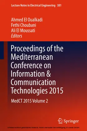 El Oualkadi / Choubani / El Moussati | Proceedings of the Mediterranean Conference on Information & Communication Technologies 2015 | E-Book | www.sack.de
