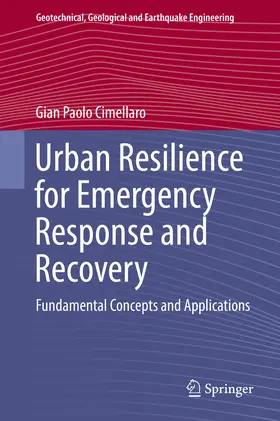 Cimellaro |  Urban Resilience for Emergency Response and Recovery | eBook | Sack Fachmedien