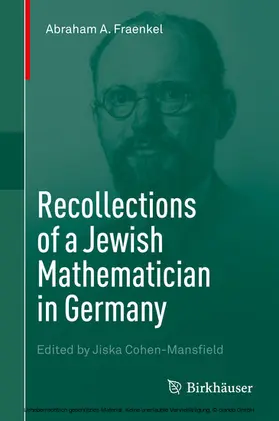 Fraenkel / Cohen-Mansfield | Recollections of a Jewish Mathematician in Germany | E-Book | sack.de
