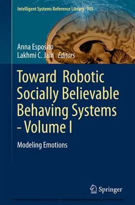 Esposito / Jain | Toward Robotic Socially Believable Behaving Systems - Volume I | E-Book | sack.de