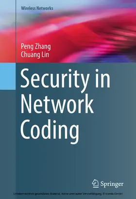 Zhang / Lin |  Security in Network Coding | eBook | Sack Fachmedien