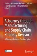 Bartezzaghi / Ronchi / Cagliano |  A Journey through Manufacturing and Supply Chain Strategy Research | Buch |  Sack Fachmedien