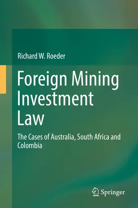 Roeder |  Foreign Mining Investment Law | Buch |  Sack Fachmedien