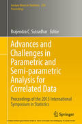 Sutradhar |  Advances and Challenges in Parametric and Semi-parametric Analysis for Correlated Data | eBook | Sack Fachmedien