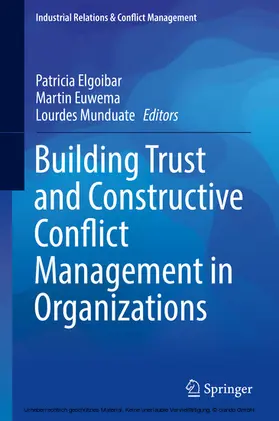 Elgoibar / Euwema / Munduate | Building Trust and Constructive Conflict Management in Organizations | E-Book | sack.de