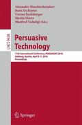 Meschtscherjakov / De Ruyter / Tscheligi |  Persuasive Technology | Buch |  Sack Fachmedien