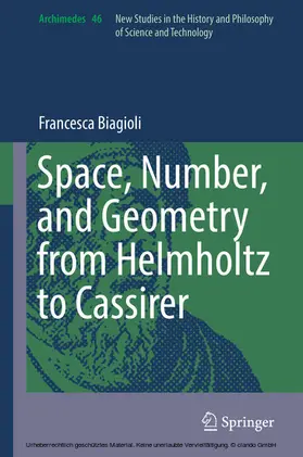 Biagioli |  Space, Number, and Geometry from Helmholtz to Cassirer | eBook | Sack Fachmedien