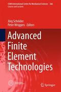 Wriggers / Schröder |  Advanced Finite Element Technologies | Buch |  Sack Fachmedien