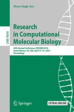 Singh | Research in Computational Molecular Biology | E-Book | sack.de