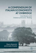 Baranzini / Mirante |  A Compendium of Italian Economists at Oxbridge | eBook | Sack Fachmedien