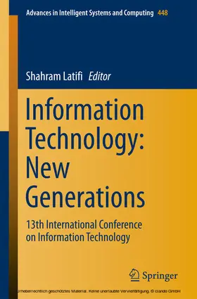 Latifi |  Information Technology: New Generations | eBook | Sack Fachmedien