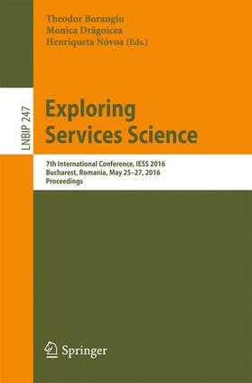 Borangiu / Nóvoa / Dragoicea |  Exploring Services Science | Buch |  Sack Fachmedien