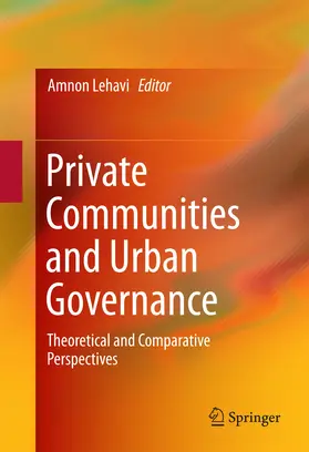 Lehavi |  Private Communities and Urban Governance | eBook | Sack Fachmedien